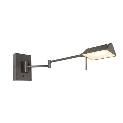 QAZQA Design wandlamp zwart incl. LED dimbaar - Notia