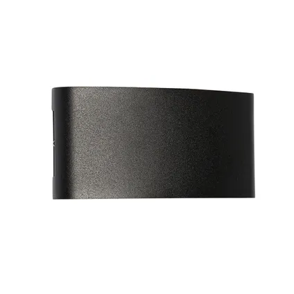QAZQA Buiten wandlamp zwart incl. LED 6-lichts IP54 - Silly 7