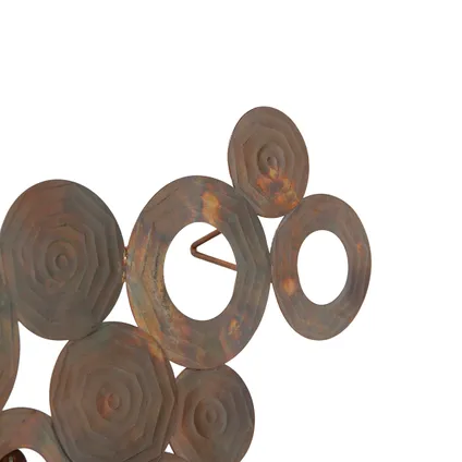 QAZQA Applique Art Déco cuivre 77 cm - Cercles 2