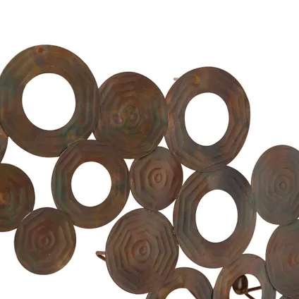 QAZQA Applique Art Déco cuivre 77 cm - Cercles 5