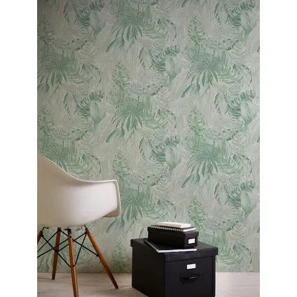 A.S. Création behangpapier tropische bladeren groen - 53 cm x 10,05 m - AS-368202 5