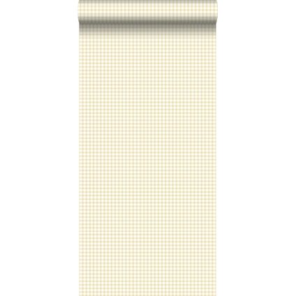 ESTAhome behangpapier ruiten beige - 53 cm x 10,05 m - 115748