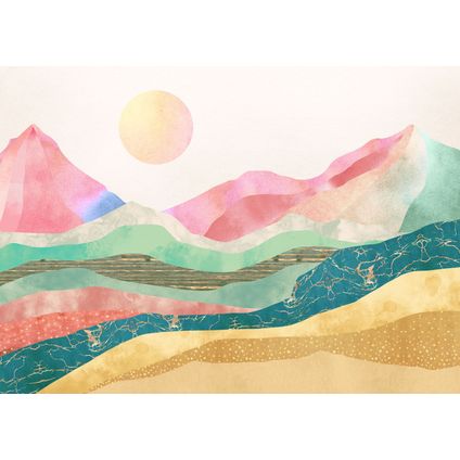 Komar fotobehang Holy Mountain multicolor - 350 x 250 cm - 611643