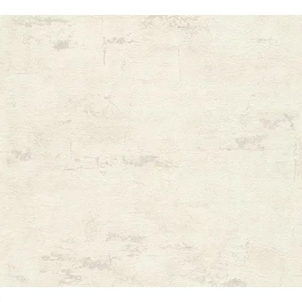 A.S. Création behangpapier betonlook crème en grijs - 53 cm x 10,05 m - AS-306682 2