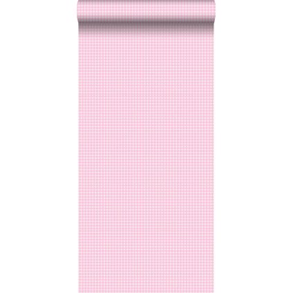 ESTAhome behangpapier fijne stippen licht roze - 53 cm x 10,05 m - 115705