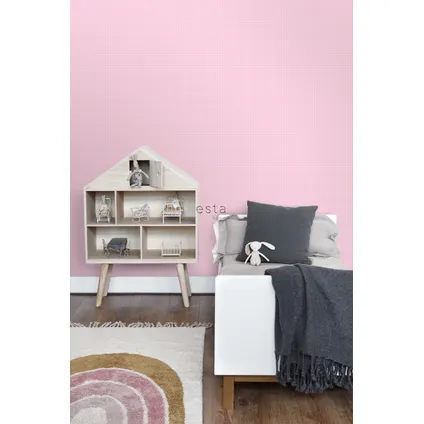 ESTAhome behang fijne stippen licht roze - 53 cm x 10,05 m - 115705 4