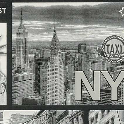 A.S. Création papier peint New York gris - 53 cm x 10,05 m - AS-300452 2