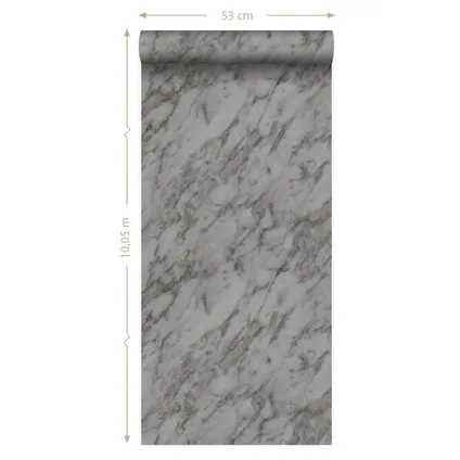 Origin Wallcoverings behang marmer grijs - 53 cm x 10,05 m - 347391 9