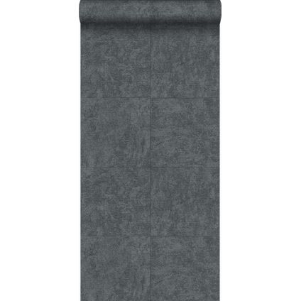 Origin Wallcoverings behang steen donkergrijs - 53 cm x 10,05 m - 347413