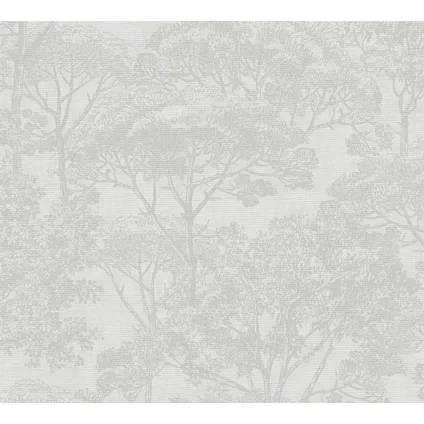 A.S. Création behang bomen beige en crème - 53 cm x 10,05 m - AS-380234 2