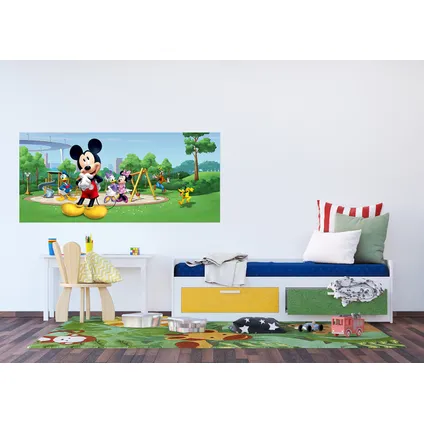 Disney poster Mickey Mouse groen, blauw en geel - 202 x 90 cm - 600901 2