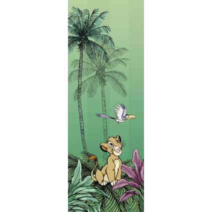 Komar fotobehangpapier The Lion King Simba groen - 100 x 280 cm - 610035