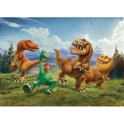 Disney poster The Good Dinosaur groen, blauw en beige - 160 x 110 cm - 600638