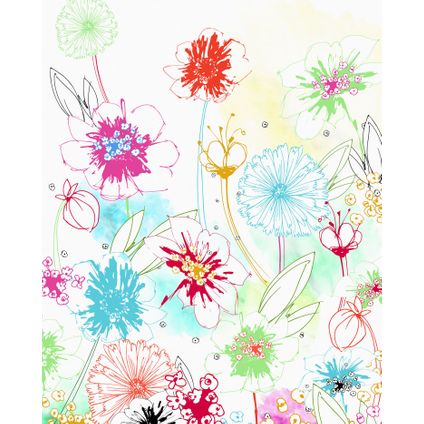 Komar fotobehangpapier Joyful multicolor - 200 x 250 cm - 611628