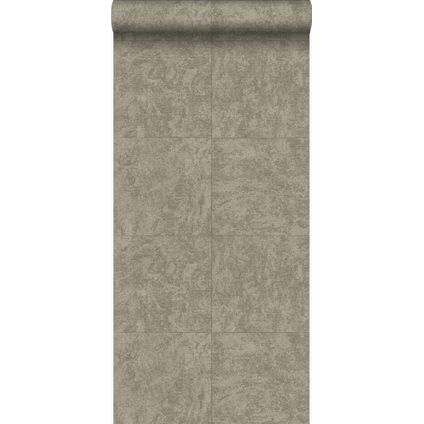 Origin Wallcoverings behang steen taupe - 53 cm x 10,05 m - 347410