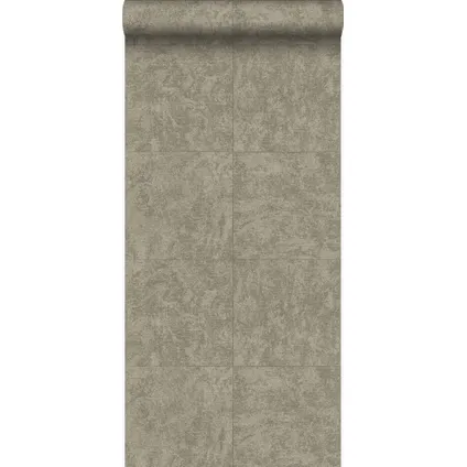 Origin Wallcoverings behang steen taupe - 53 cm x 10,05 m - 347410