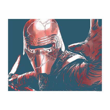 Komar poster Star Wars Faces Kylo rood en blauw - 50 x 40 cm - 610261