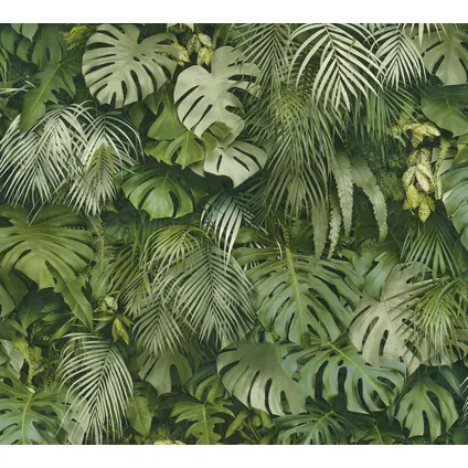 A.S. Création behang tropische bladeren groen - 53 cm x 10,05 m - AS-372802 2