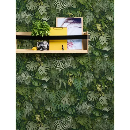 A.S. Création behang tropische bladeren groen - 53 cm x 10,05 m - AS-372802 4
