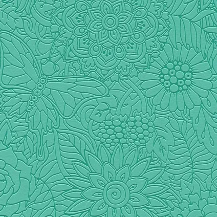 A.S. Création behangpapier bloemmotief groen - 53 cm x 10,05 m - AS-358163 2