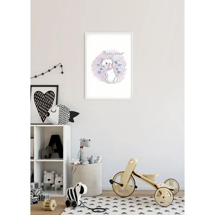 Komar poster De Aristokatten lila roze - 30 x 40 cm - 610092 2