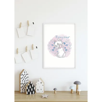 Komar poster De Aristokatten lila roze - 30 x 40 cm - 610092 4