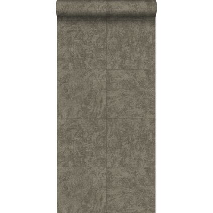 Origin Wallcoverings behang steen vergrijsd bruin - 53 cm x 10,05 m - 347411
