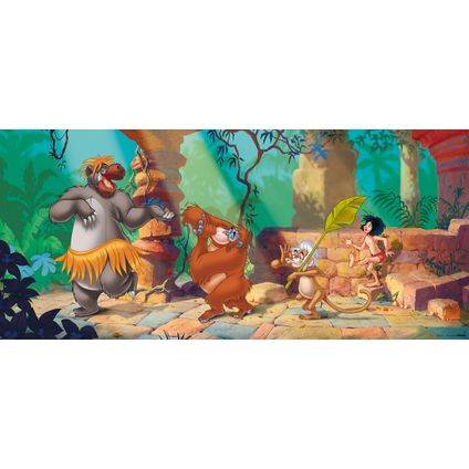 Disney affiche Le Livre de la jungle vert, beige et bleu - 202 x 90 cm - 600883