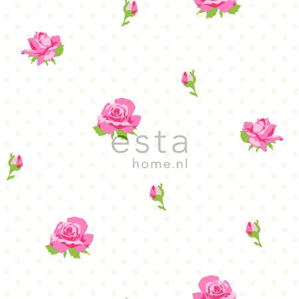 ESTAhome behangpapier rozen roze - 53 cm x 10,05 m - 115728 4