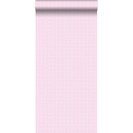ESTAhome behangpapier kant-motief roze - 53 cm x 10,05 m - 115731