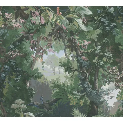 A.S. Création behangpapier bosrijk landschap groen - 53 cm x 10,05 m - AS-376521 2
