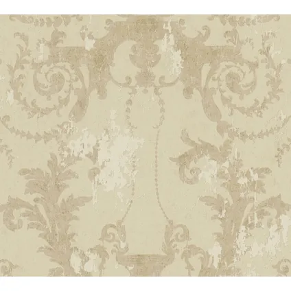 A.S. Création behang barokprint beige en goud - 53 cm x 10,05 m - AS-376483 2