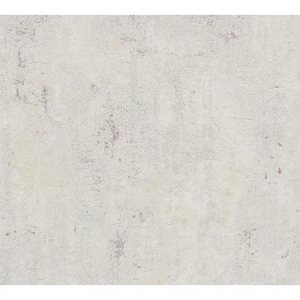 Livingwalls behangpapier betonlook licht warm grijs - 53 cm x 10,05 m - AS-379035 2