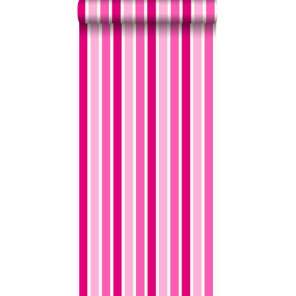 ESTAhome behangpapier strepen roze - 53 cm x 10,05 m - 115818