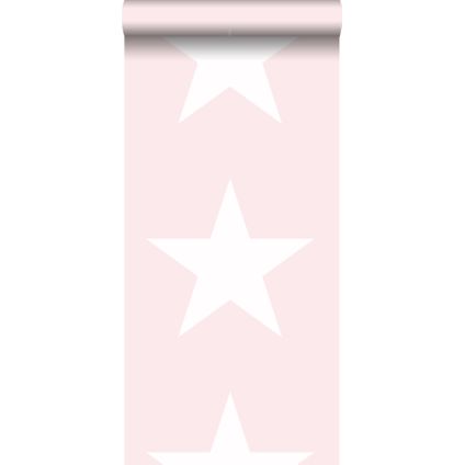 ESTAhome behangpapier sterren licht roze - 0,53 x 10,05 m - 138946