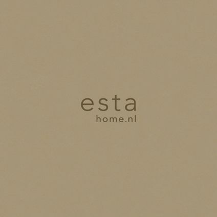 ESTAhome papier peint lin marron et or brillant - 53 cm x 10,05 m - 135316