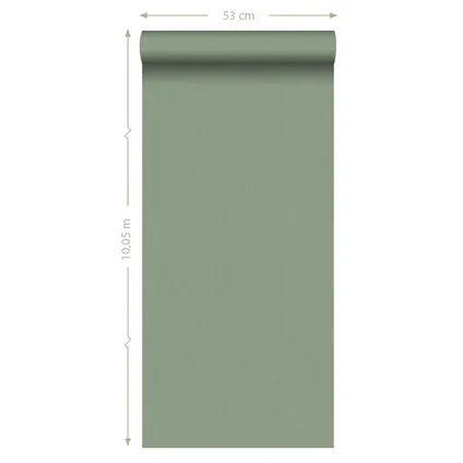 ESTAhome behang linnenstructuur jade groen - 0,53 x 10,05 m - 148745 9