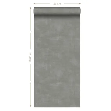 ESTAhome behangpapier betonlook donkergrijs - 0,53 x 10,05 m - 139021 10