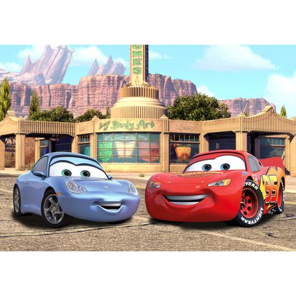 Disney fotobehangpapier Cars rood, blauw en beige - 360 x 270 cm - 600558