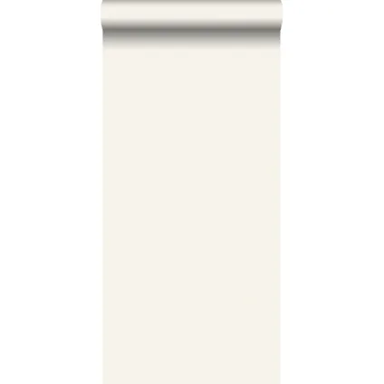 ESTAhome behangpapier linnenstructuur roomwit - 53 cm x 10,05 m - 127641