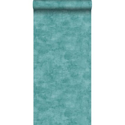 ESTAhome behangpapier betonlook turquoise - 53 cm x 10,05 m - 138908