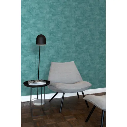 ESTAhome behangpapier betonlook turquoise - 53 cm x 10,05 m - 138908 6