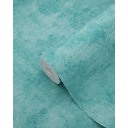 ESTAhome behangpapier betonlook turquoise - 53 cm x 10,05 m - 138908 8