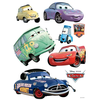 Disney sticker mural Cars rouge, bleu et vert - 65 x 85 cm - 600179 2
