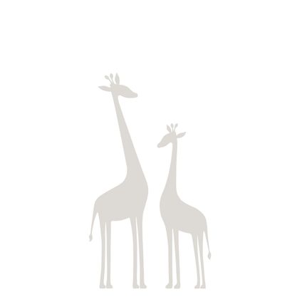 Origin Wallcoverings papier peint panoramique girafes gris chaud - 1,5 x 2,79 m - 357219