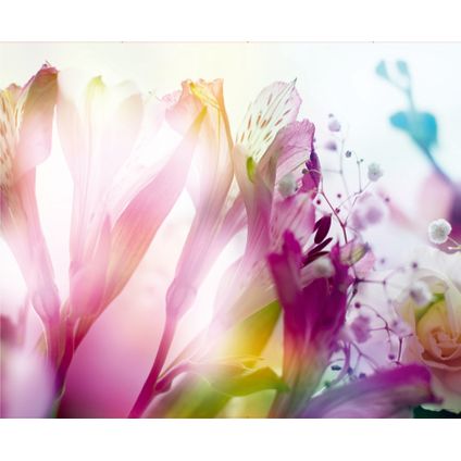 Sanders & Sanders fotobehangpapier bloemen roze - 360 x 270 cm - 600472