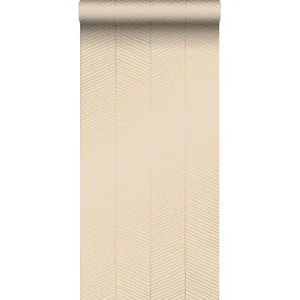 ESTAhome behang visgraat-motief licht perzikroze - 0,53 x 10,05 m - 139450
