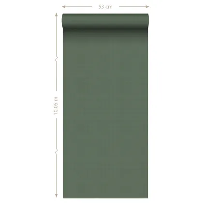 ESTAhome behangpapier linnenstructuur vergrijsd olijfgroen - 0,53 x 10,05 m - 139240 9