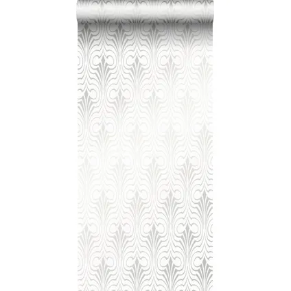Origin Wallcoverings behangpapier grafische vorm wit - 53 cm x 10,05 m - 345917