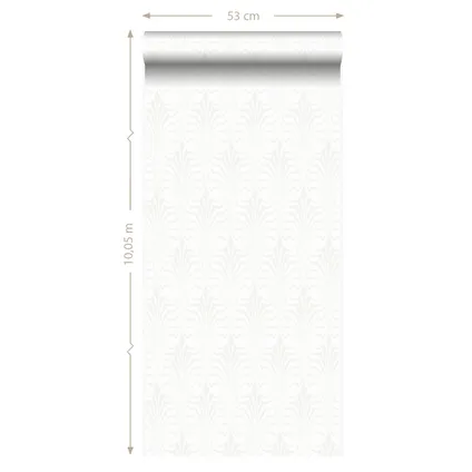 Origin Wallcoverings behangpapier grafische vorm wit - 53 cm x 10,05 m - 345917 9